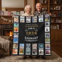 70-års födelsedags fotokollage far farfar