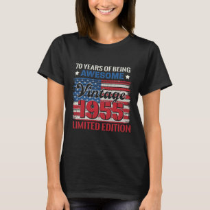 70 års gamla gåvor 70:e födelsedagen Amerikanska F T Shirt