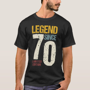70 års gammal Vintage 1952 70:e födelsedagens Deko T Shirt