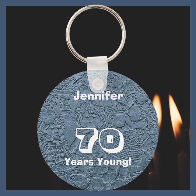 70 års Young Blue Rag Dolls Keychain (Nyckelring) Nyckelring (Skapare uppladdad)