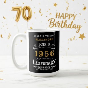 70-årsdag 1956 Legendarisk Retro Kaffemugg