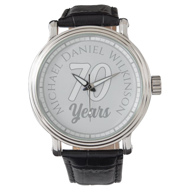 70-årsdag armbandsur (Framsida)
