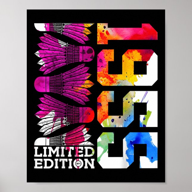 70-årsdag Badminton Limited Edition 1955  Poster (Framsidan)