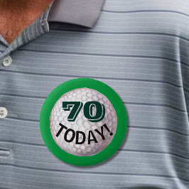 70-årsdag för golfer, golfspelare knapp