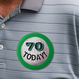 70-årsdag för golfer, golfspelare knapp
