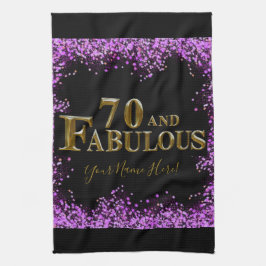 70-årsdag  kökshandduk