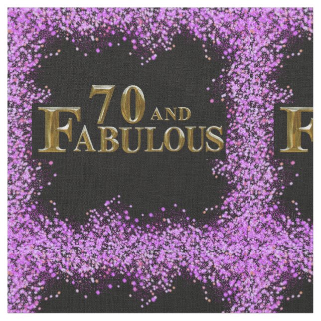 70-årsdag  tyg (Närbild)