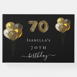 70-årsdagen för den svarta guld leoparddjurets föd gästböcker