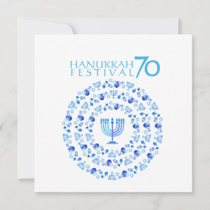 70-årsdagen för Hanukkah Ljus festival