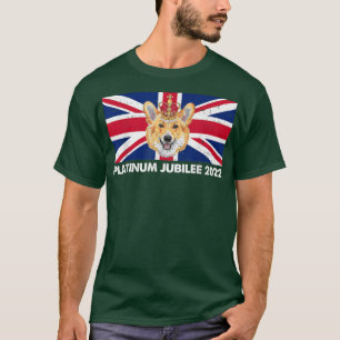 70-årsdagen Platinum Jubilee Cute Corgi T Shirt