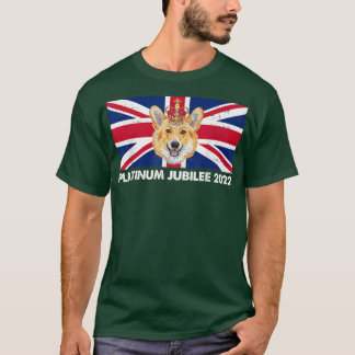 70-årsdagen Platinum Jubilee Cute Corgi T Shirt