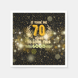 70-årsdagen tog mig 70 år att se den här bran pappersservett