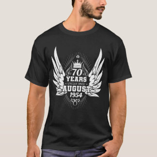 70-årsdagen unik sedan augusti 1954 t shirt