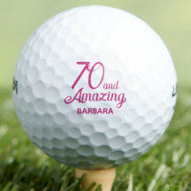 70-årsdagspresent golf bollar 70 och fantastisk ro