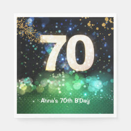 70-årsfest pappersservett