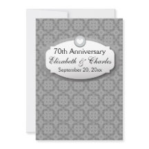 70-årsjubileum för bröllopsjubileum Platina Z03