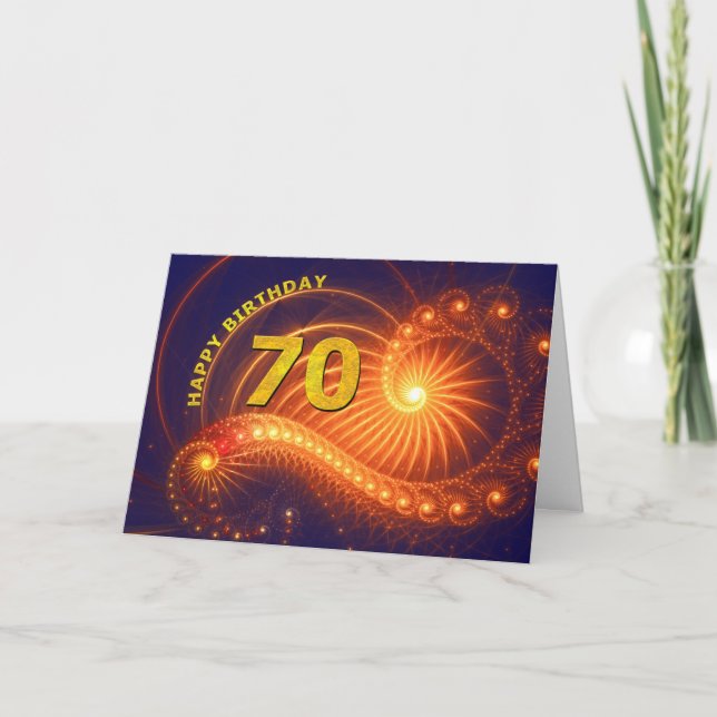 70-årskort kort (Framsida)