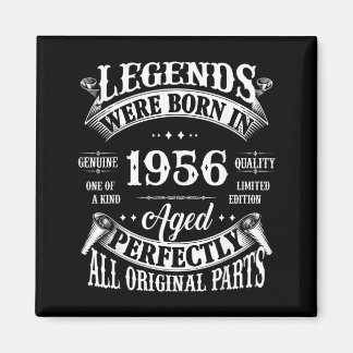70-årspresent Vintage Legends Född 1956 70 Magnet