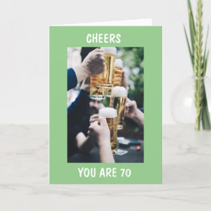 **70 BIRTHDAY** CELEBRATE OCH CHEERS TILL DIG-Kort Kort