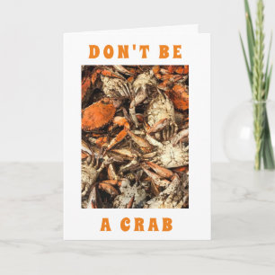 **70 BIRTHDAY RÅDGIVNING** BLIR INTE ETT "CRAB"-ko Kort