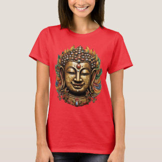 70 Buddha Manjusri - Buddhist Mask T-Shirt