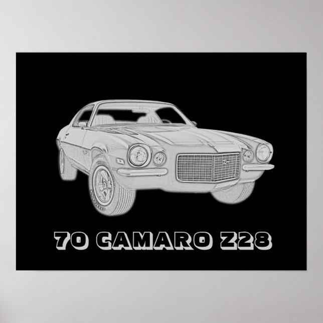 70 Camaro Z28 Poster (Framsidan)