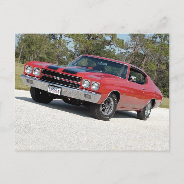 70' Chevelle SS Vykort (Framsida)