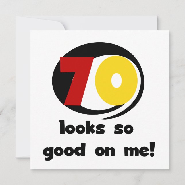 70 Det ser så Bra ut på T-shirts och presenter frå (Framsida)