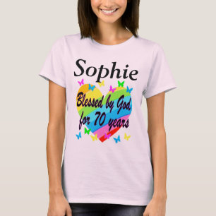 70:E BIRTHDAY PRAYER PERSONLIG T SHIRT