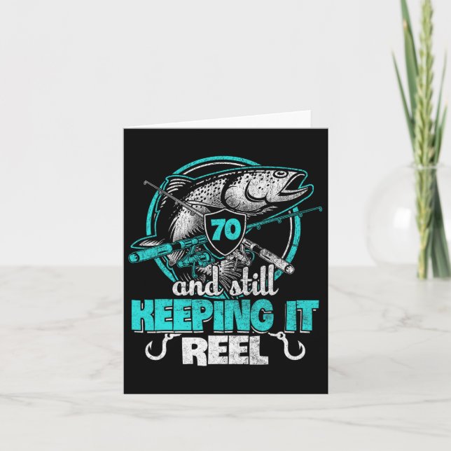 70:e fiskenäringen vid födelsedagssjöfarten Fiskar Kort (Framsida)