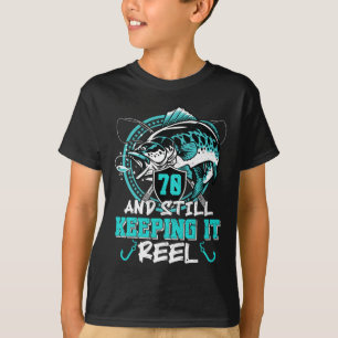70:e födelsedag: 70 fiskar fortfarande t shirt