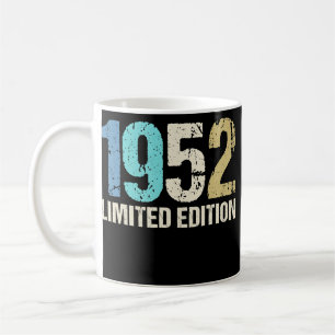70:e födelsedag Dam Manar 70 år 1952 Lustigt Kaffemugg