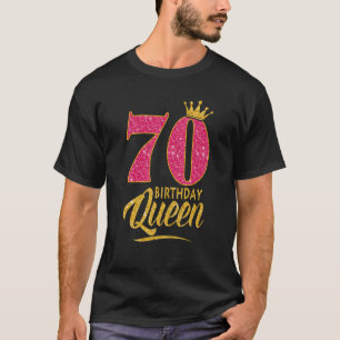 70:e födelsedag drottning 70 år gammal flicka Kron T Shirt