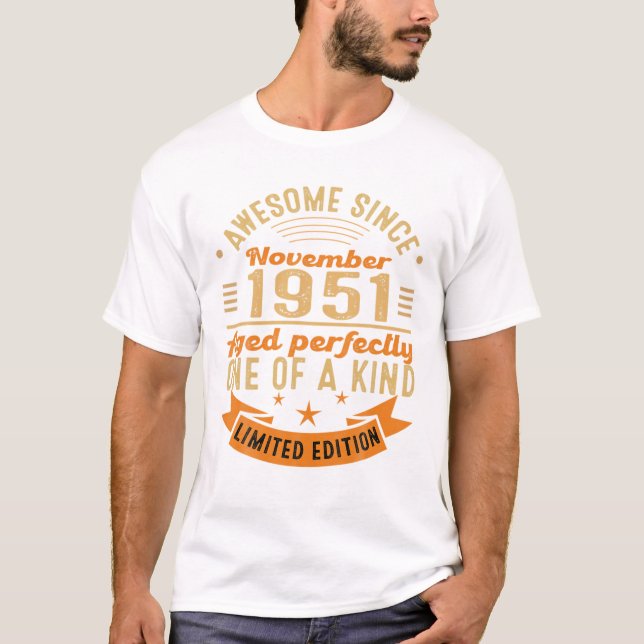 70:e födelsedag För manar T Shirt (Framsida)