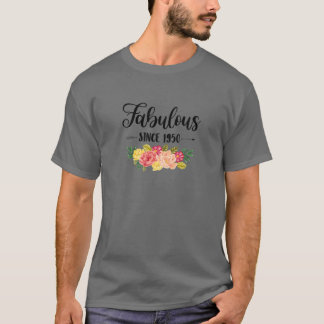 70:e födelsedag ger kvinnor 70 år gammal textilind t shirt