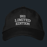 70:e födelsedag Golfer Begränsad Edition Funny Broderad Keps<br><div class="desc">Modern,  Begränsad upplags basebollhatt. 70-årsdagen,  golfer,  sport,  roligt tak. Du kan anpassa dig med året.</div>