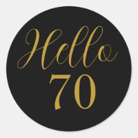 70:e födelsedag i Black Guld