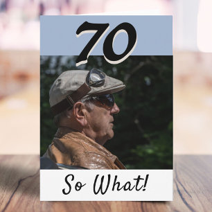 70:e födelsedag Lustigt positiv Personlig Kort
