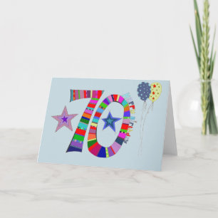 70:e födelsedag Lycklig 70:e födelsedag Kort