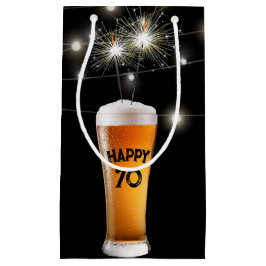 70:e födelsedag med öl