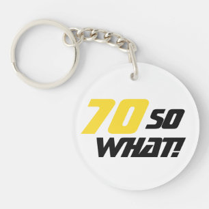 70:e födelsedag Motivational Positive Gult Black