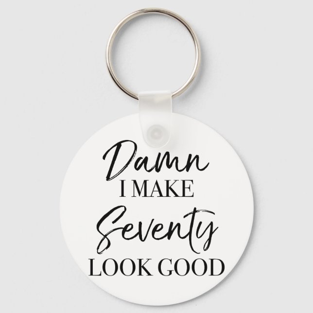 70:e födelsedag nyckelring (Framsida)