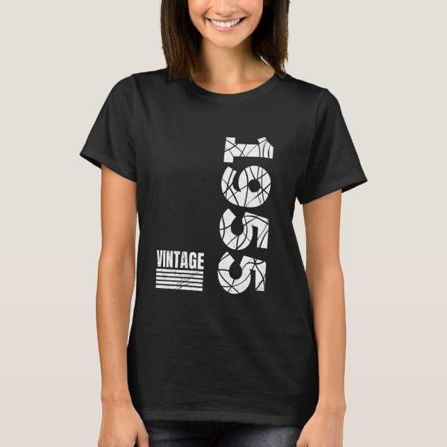 70:e födelsedag RETRO 1955 70:e Födelsedagsfesten  T Shirt (Framsida)