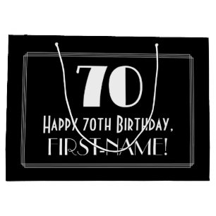 70:e födelsedagen: Art Deco Inspired Stil "70", Na