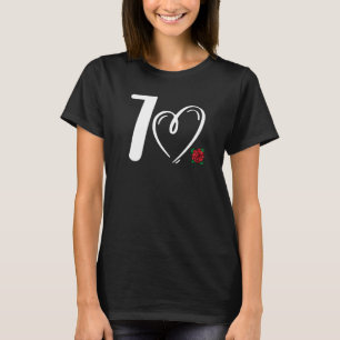 70:e födelsedagen för 70 år gamla kvinnor i Fantas T Shirt
