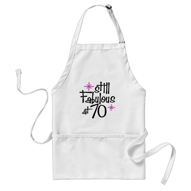 70:e födelsedagen förkläde (Framsidan)