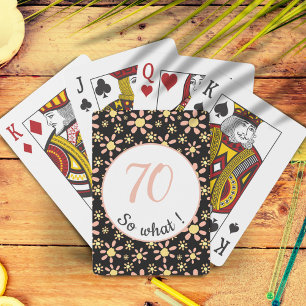 70:e födelsedagen Funny 70, så vilken motiv? Casinokort