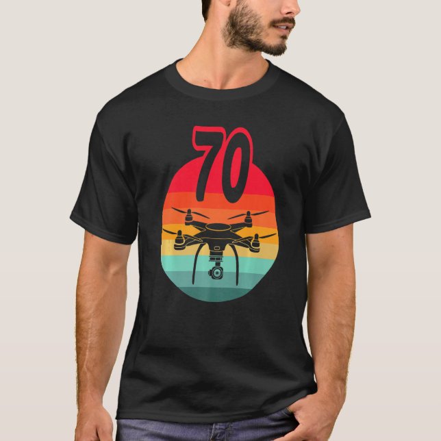 70:e födelsedagen: jag återställer fjärrstyrda enh t shirt (Framsida)