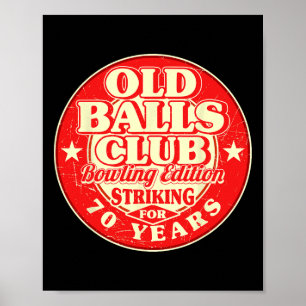 70:e födelsedagen - Klubb av gamla byullar 70 år S Poster