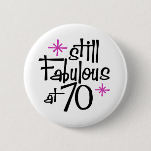 70:e födelsedagen knapp